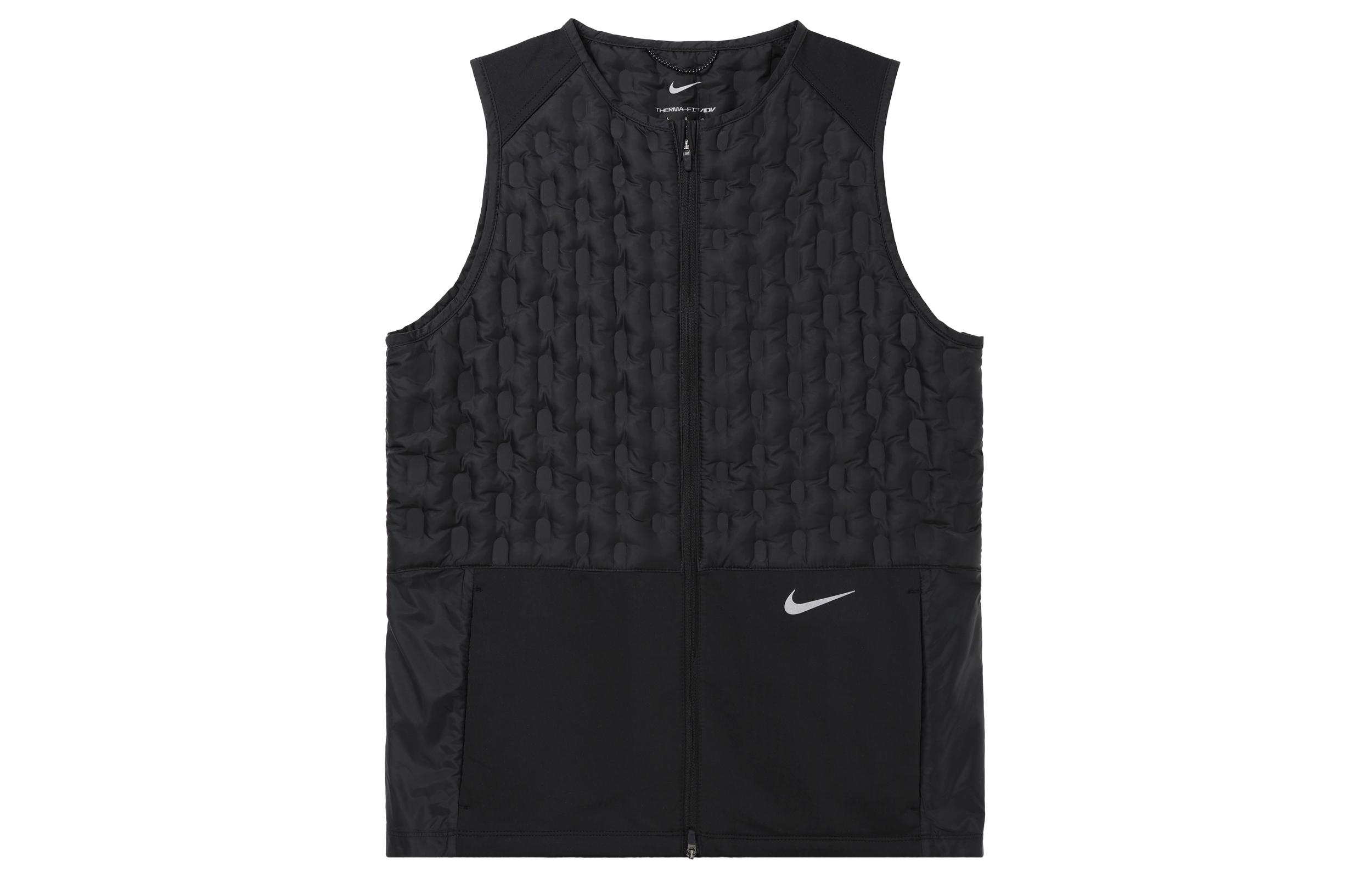 

Nike Women s Logo Embroidered Warm Down Vest Black DD6064-010 S