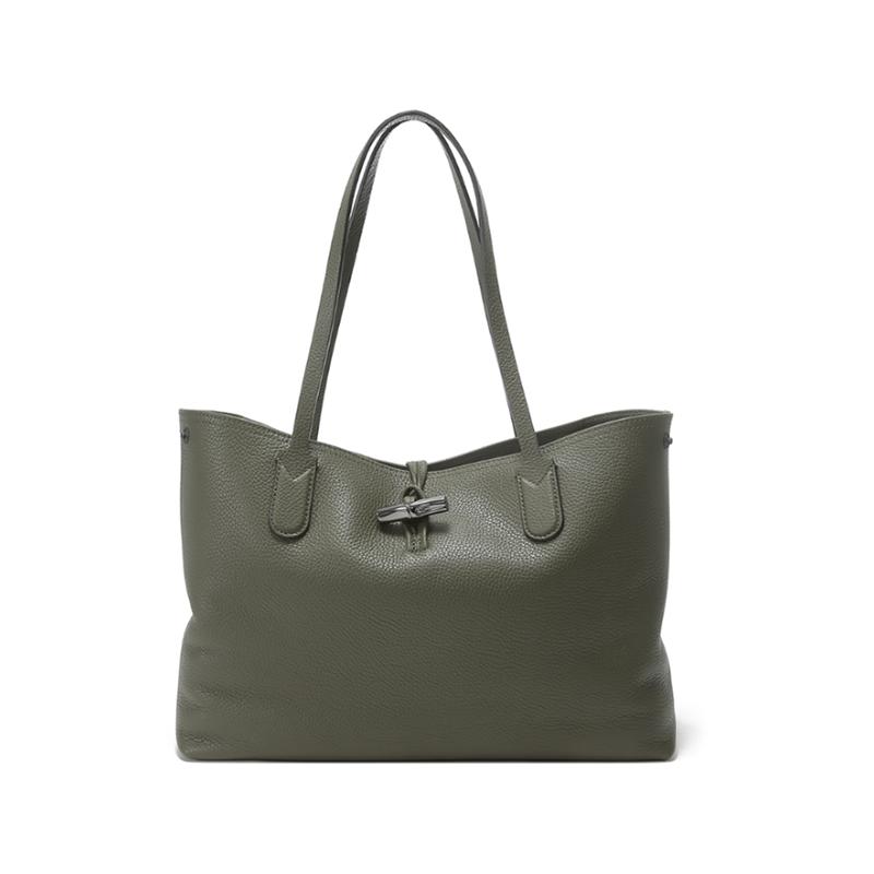 

Новые сумки через плечо LONGCHAMP Roseau Essential цвета хаки 2686968892 36.1*11.9*25.9CM