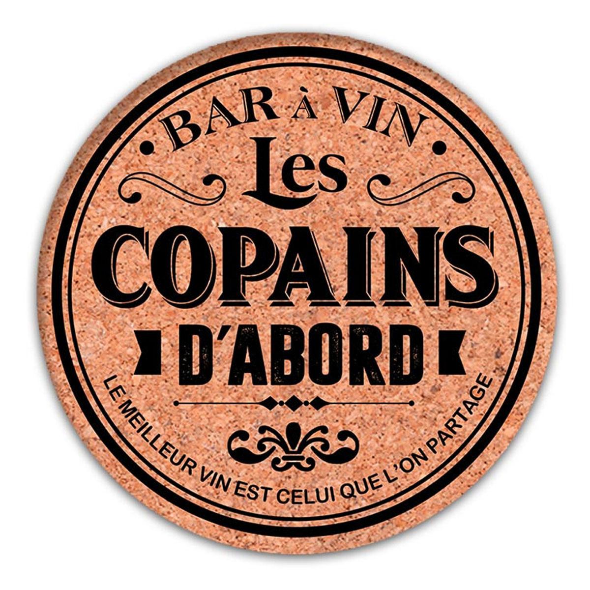 

Les Trésors De Lily [A3790] - Деревянная пробка Les Copains d abord (винный бар) - 28 см коричневый