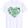2026 New Happy St Patricks Day Shirt Saint Patrick's Day Love Heart T-Shirt Summer Casual and Comfortable Tee Aesthetic Clothes