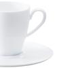 Noritake Grandir Demitasse Cup, 110cc, Microwave and Dishwasher Safe, White, Fine Porcelain (Premium White), 1657L/94992C