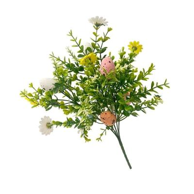 Beautiful Easter Artificial Flowers Ornament Colorful Easter Flower Branch