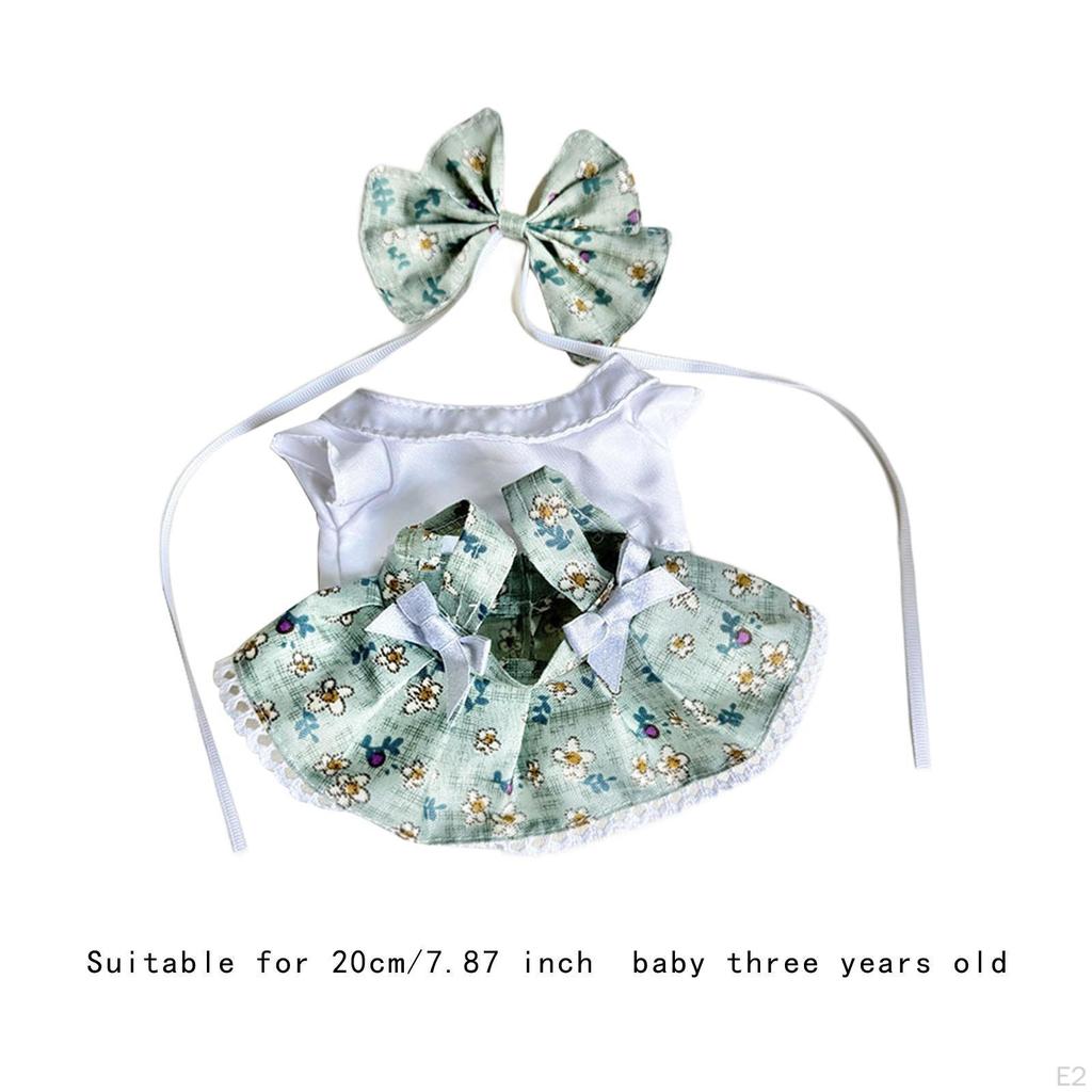 3 Pieces 20cm Doll Clothes Comfortable Costume Fashionable DIY Clothing