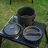 Aluminum Outdoor Camping Pots 6L Large Capacity Multifunctional Cooking Pots Cookware For Picnics, Travel Driving Tours