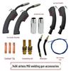 Airless MIG Welding Gun with Quick-Plug Wiring - Available in 2m, 3m, 5m Sizes (14ak Flux-Cored, Self-Shielded)
