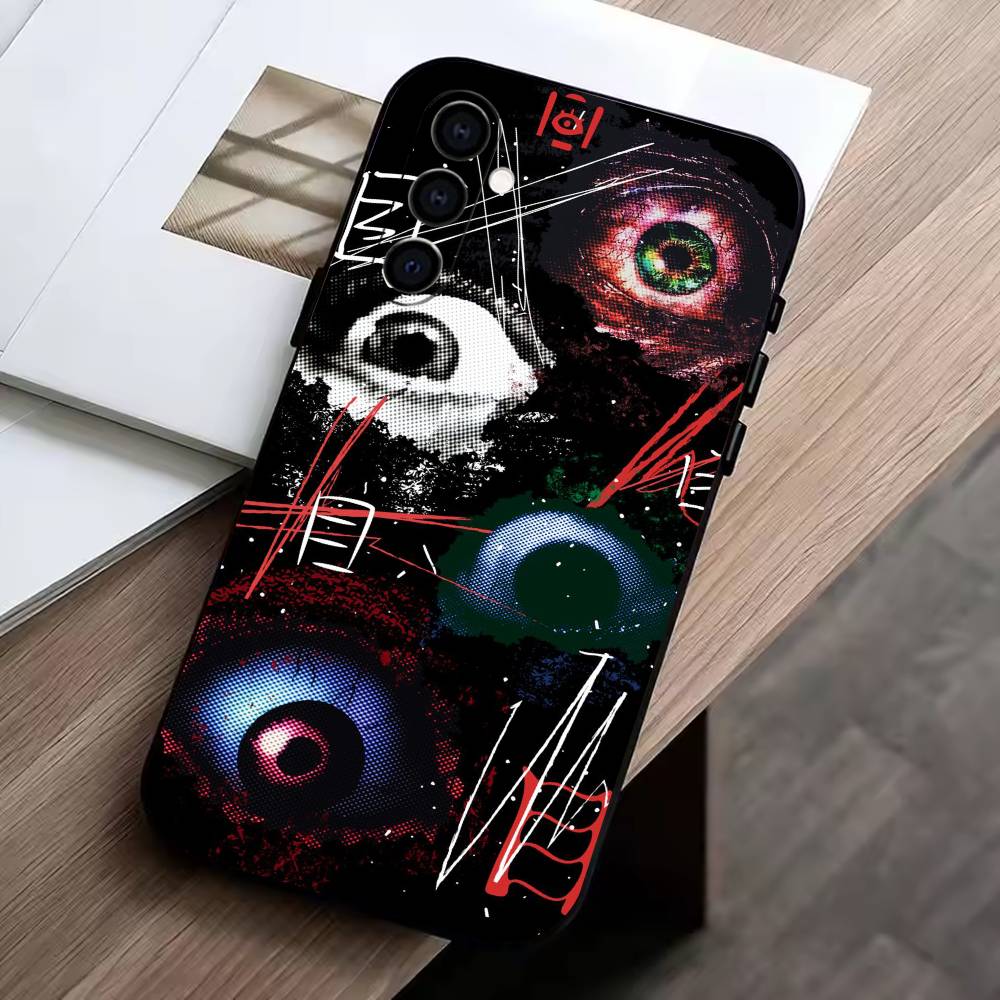 

games of the Resident Evil Phone Case Black Silicone Soft For Samsung Galaxy A73,A72,A71,A70,A53,A52,A51 Samsung a71 5g