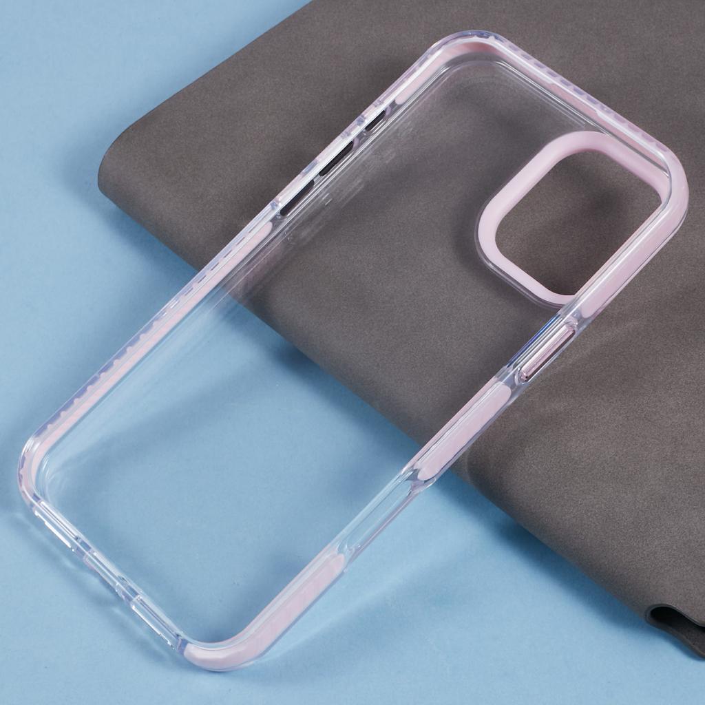 For iPhone 16 Clear Case TPU+PC Shockproof Phone Back Cover