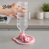 No Spill Cat Water Dish Automatic Dispenser, Feeder Stand Fits Standard Pet Dispenser Bottles, Filter-free Drinking Station for Indoor Kitten Puppy