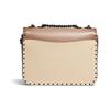 Coach Madison 23 Camellia Metal Buckle Flap Chain Studded Snake Detail Leather Crossbody Bag Medium Women Crossbody Bag Milk-Tea C3758-V5SNE