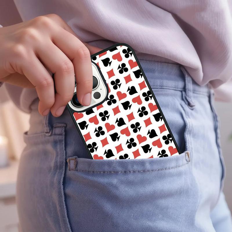 Cards Casino Ace Of Spades Phone Case For iPhone 17 Air 15 16e 14 13 Pro Max Coque 12 11 Pro Max PLUS cover