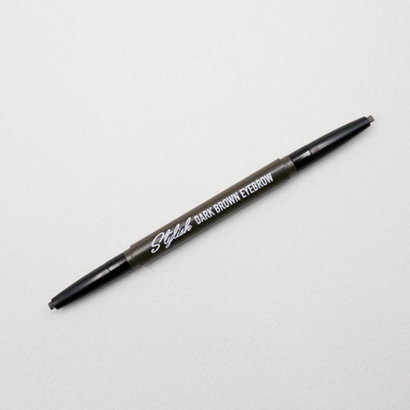 Daiso Stylish Auto Eyebrow Pencil Black Brown Size 22