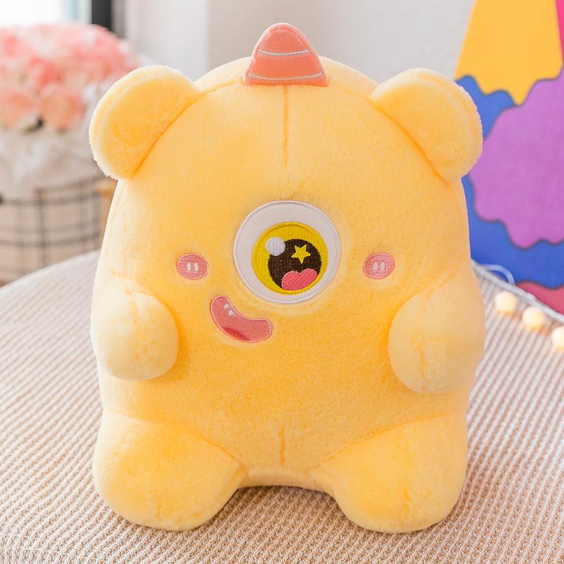 Cute Soft-hearted Little Monster Plush Toy for Children's Birthday Gifts, Stall Doll Doll Doll