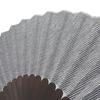 Takashima Chijimi Folding Fan for Cotton Simple Design [Hanakanzashi] Men, Fabric, 22cm, Gray, Gentleman's Fan, Simple, Sturdy, High-Quality, Plain,