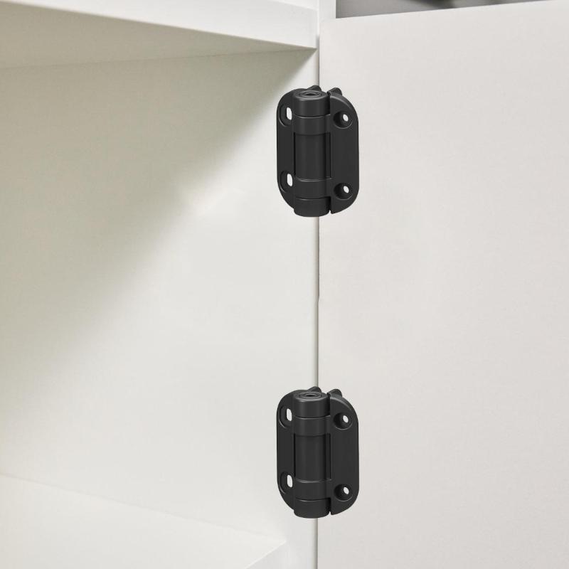 2Pcs Heavy Duty Spring Loaded Hinges Adjustable Tension Nylon Door Hinges Furniture Damper Hardware Easy To Use