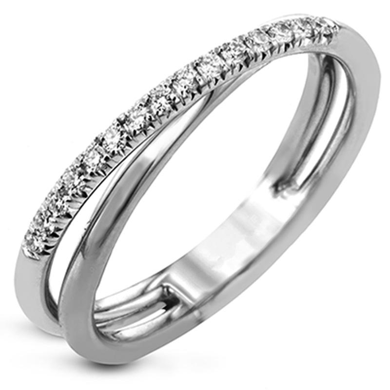 

Huitan Classic Simple X Shape Cross Women Ring Luxury CZ Stone Mix Metal Color High Quality Wedding Ring Daily Versatile Design 6