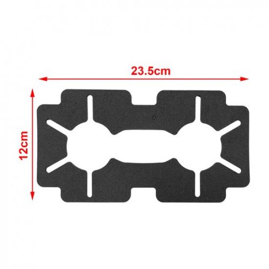 2PCS For Honda Pilot 2009-2015 Car Front Console Cup Holder Tab Foam Sheet Black