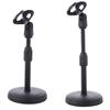 Sturdy Mini Desk Microphone Stand 360° Rotating Foldable Microphone Clip  Desk Mount
