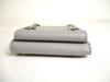 Authentic Jimmy Choo Plastic Stars Gray Leather Trifold Wallet Compact Wallet NEMO #a354  Refurbished