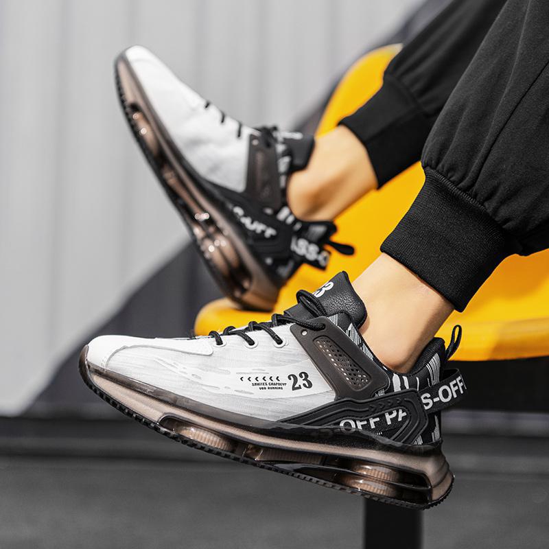 Spring and Summer Men's Shoes New Air Cushion Junior High School Students Running Shoes Trendy Sports Shoes Casual Dad Shoes