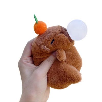 Cute Capybara Doll Keychain Key Ring Goods Bag Decoration