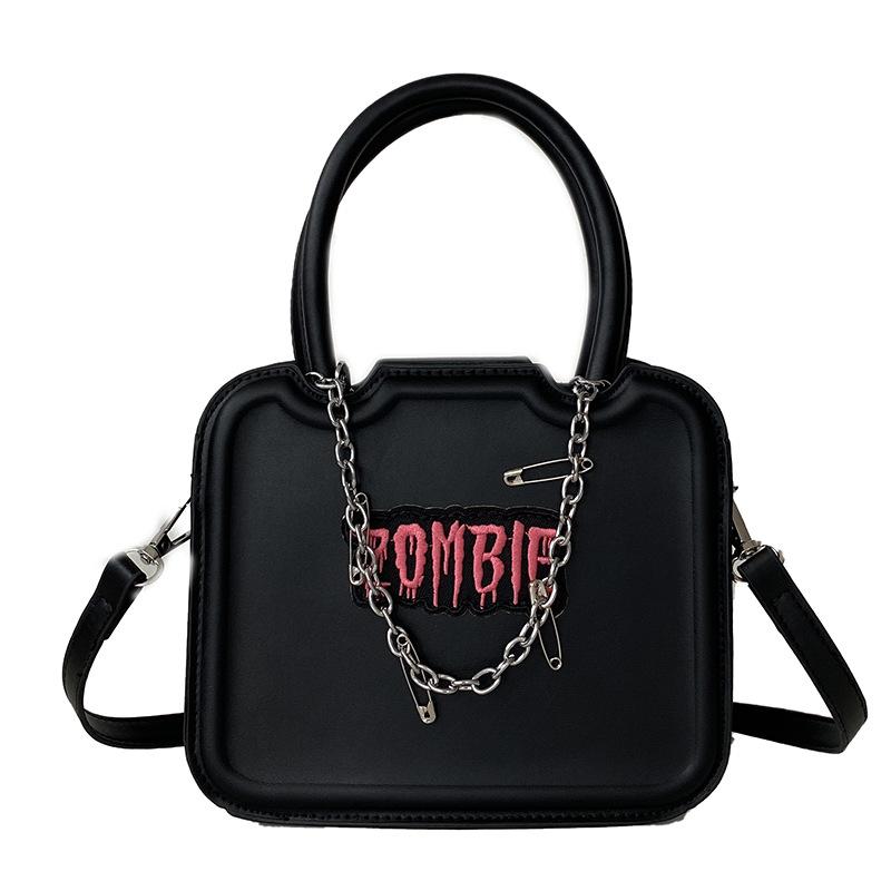 Женская сумкаНовейшая однолямочная ручная сумка-мессенджер Корейская версия Ins Ретро Высококачественная текстура ПУ Сумка на цепочке