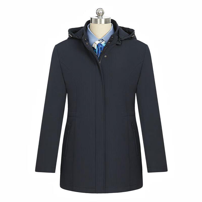 

Женская куртка Qisssuo DuPont 3-Proof со съемным пуховым наполнителем из утиного пуха 2167 4XL