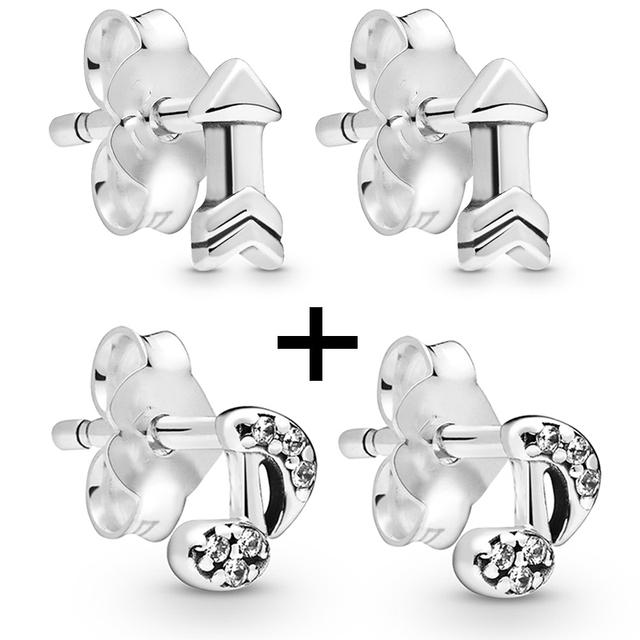 2 Paare/los Silber Überzogene Kristall Stern & Mond Blume Stud Ohrringe Für Frauen Frau Kubikzircon Weiblichen Ohrringe Bijoux Hochzeit geschenk