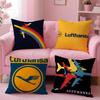 Popular Lufthansa Cushion Cover Comfortable Reversible Pillow Cover Ideal for Car Sofa Bedroom & Beyond