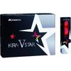 Kasco Kira Star V Golf Balls Red 2-Piece Design Suitable Head Speed 25-45 12-Pack
