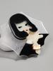 2025 Cool Girl with Short Hair Portrait Acrylic Brooches Pins Fashion Lady Resin Brooch for Women Party Dress Decorations