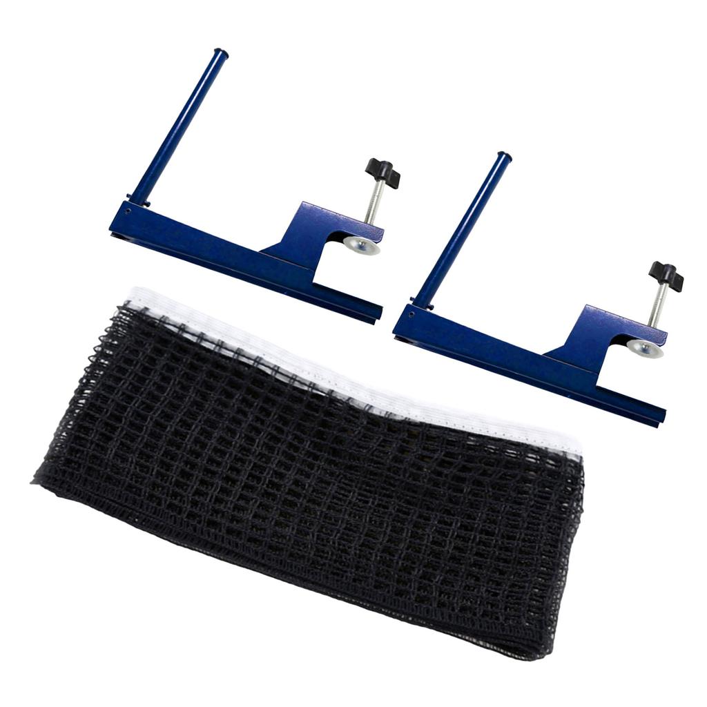 Folding Pingpong Mesh Net Clip Indoor and Outdoor Table Tennis Net and Post Set for Training Competition Game Playing