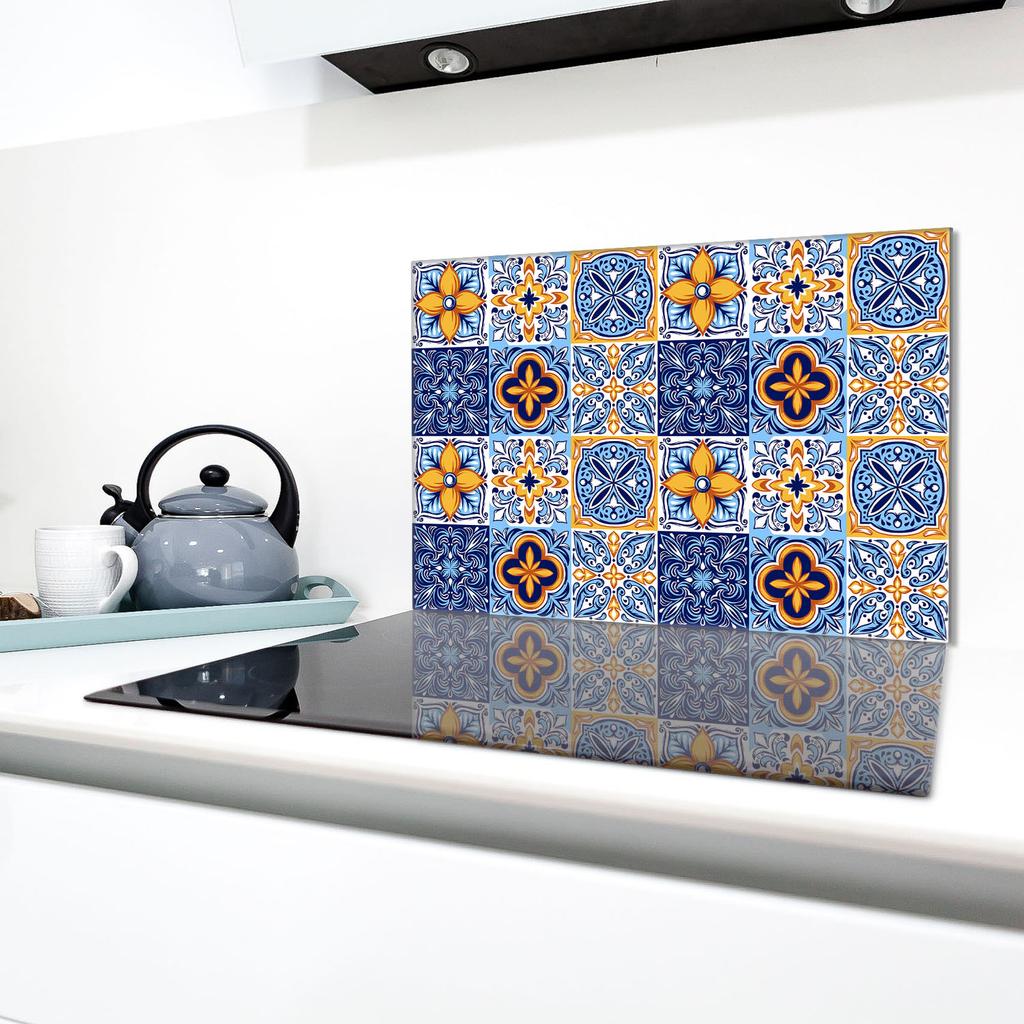 Glas-Herdplattenschutz 80x52 Mosaik
