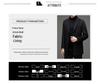 Hengyuanxiang Men's Full Wool Mid-Length Overcoat