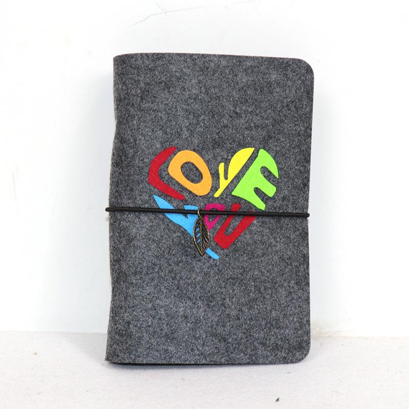 Customizable Felt Planner & Journal with Creative Design