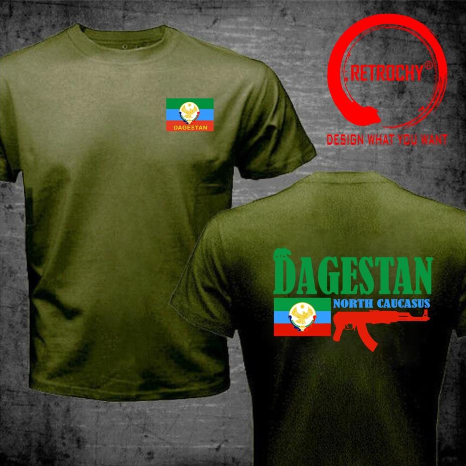 Funny Design Dagestan Flag Proud Fighter Shirt Unisex Fashion Trendy Casual Clothing Stylish Tops Tee Shirt Leisure Tshirt Unisexs