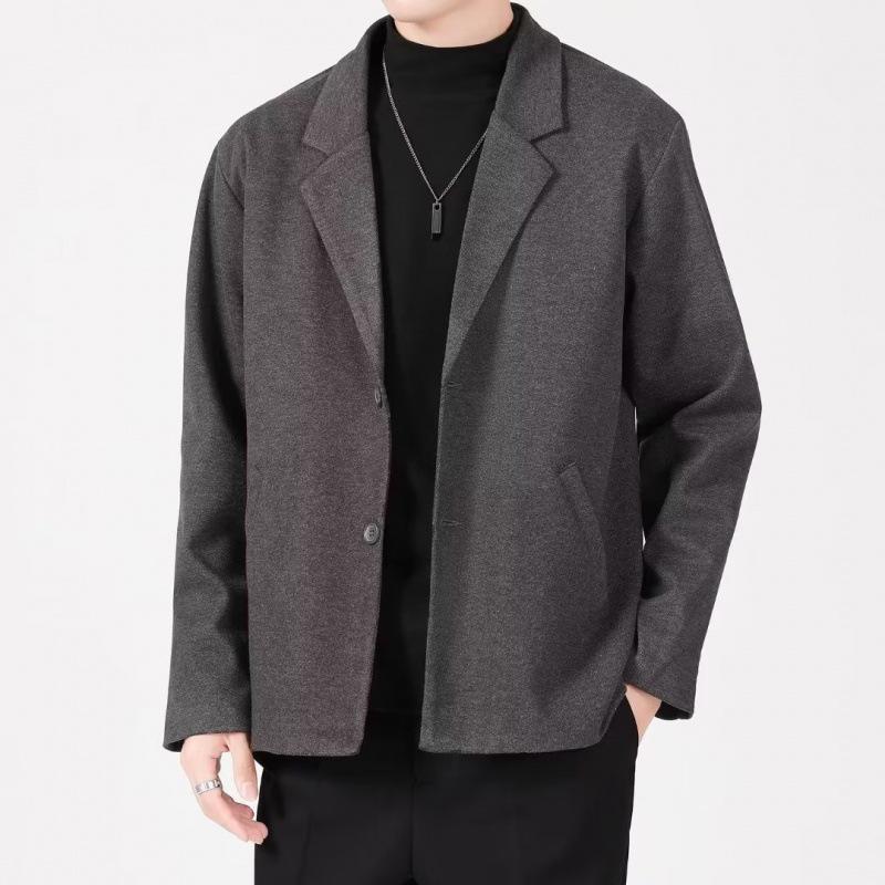 Pánské trendy ležérní sako v korejském stylu