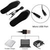 1Pair USB Heating Shoes For Winter Cuttable Boots Foot Warmer Electric Foot Warming Pad Warm Insoles Shoe Pads 35-44 size