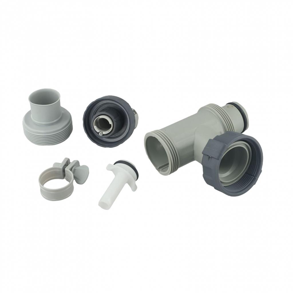 Valvola a pistone per piscina e adattatore per tubo di tipo B compatibile con serbatoi Intex