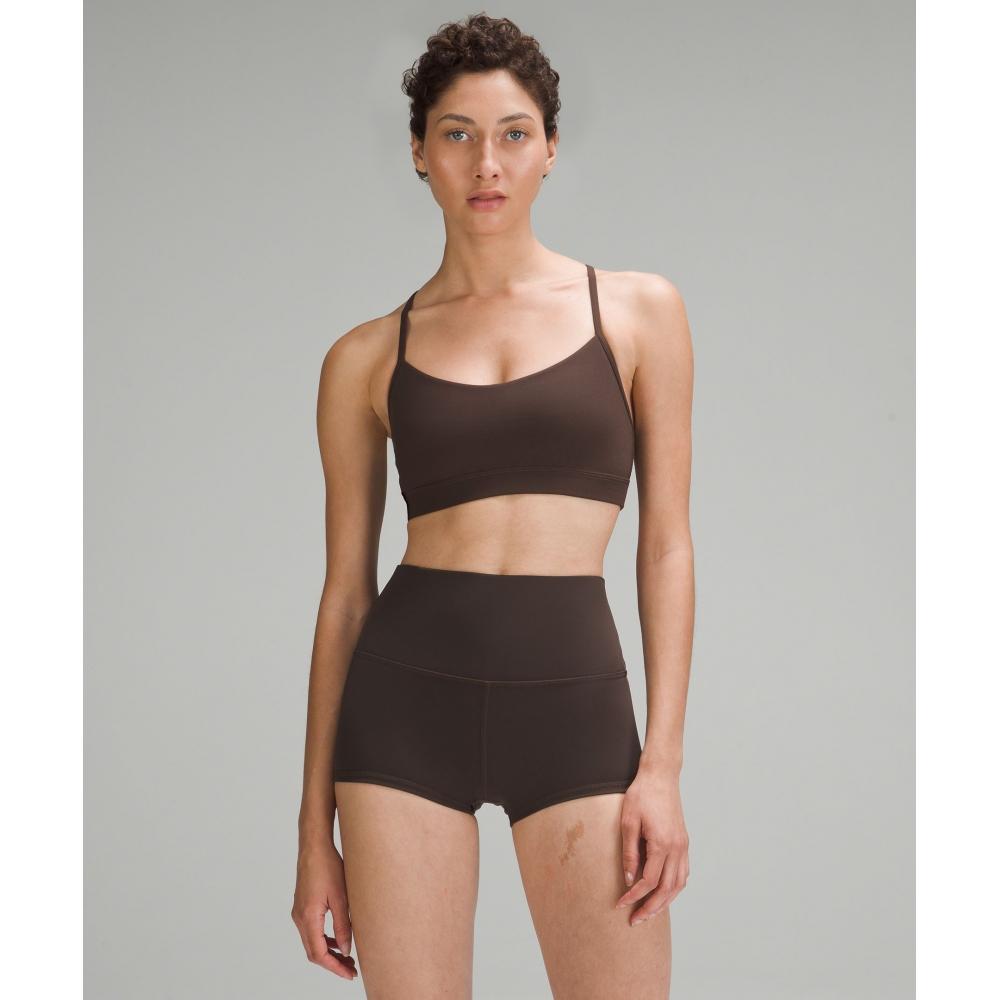 

Lululemon Flow Y BrA Nulu Light Support AC Чашки Эспрессо 8