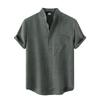 Men Fashion Casual Short-sleeved Slim Shirts Business High-end Men Shirts