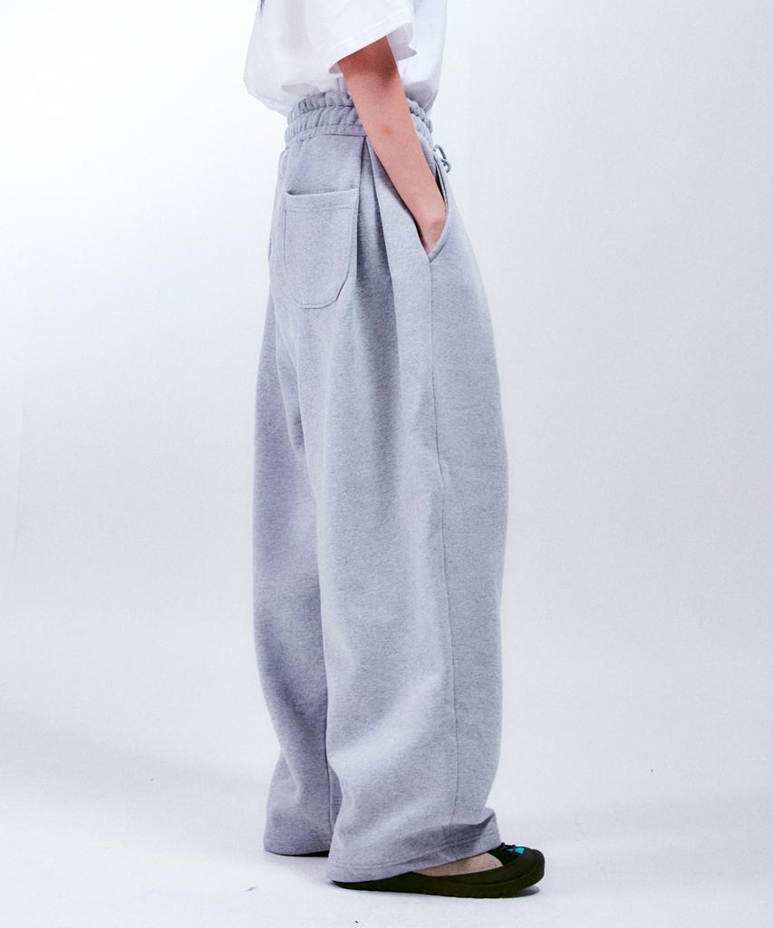 ELIMENO El Double-Pleat Heavy Wide Long Sweatpants 2 Colors