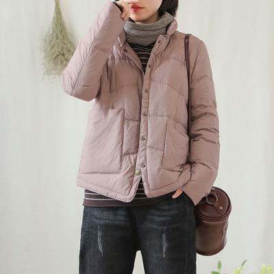 Leichte kurze Daunenjacke Damen Winter Neu Weiße Entendaunen Leicht und Locker Koreanische Version Mode Daunenjacke Tide