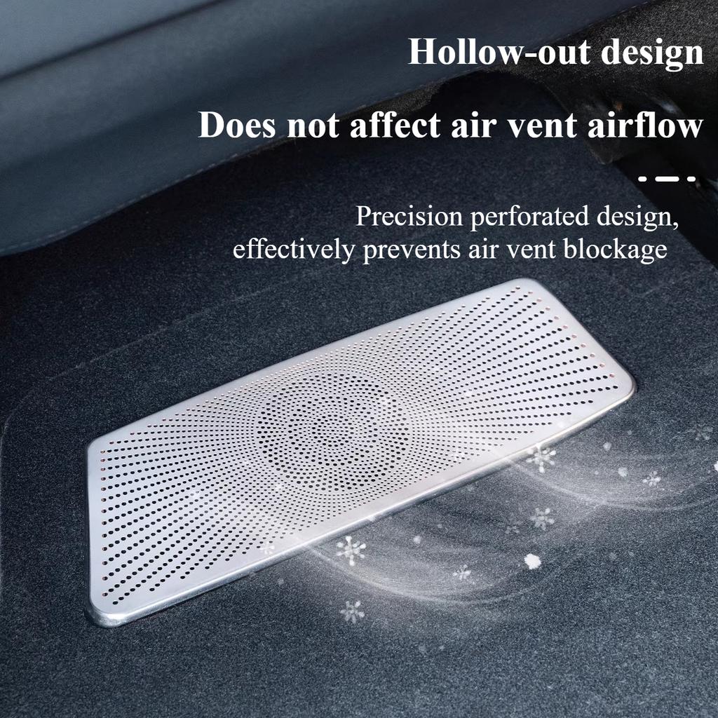 For Zeekr 001 2024-2026 Under Seat Air Vent Covers Debris-Proof Car Air Vent Protective Grille