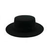 Autumn and winter new European and American version woolen jazz hat fashion milliner top hat bag hair help