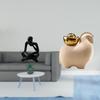 Abstract Animal Thinker Statue Decoration for Tabletop Living Room Shelf Office Bookshelf Miniature