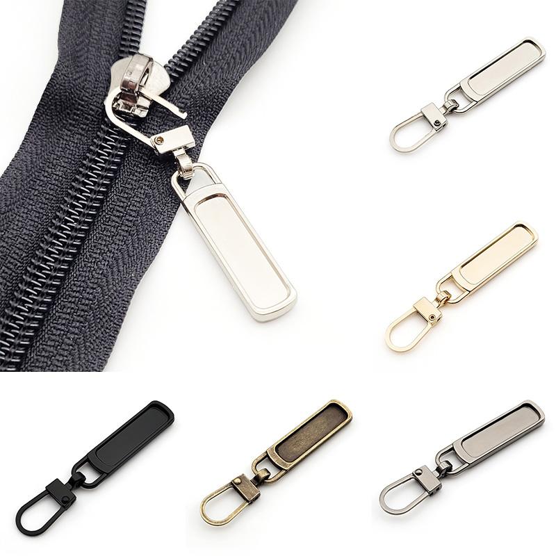 

5 шт. для сумок, съемный ползунок молнии, съемник молнии, металлический пуховик, вкладка «сделай сам»,