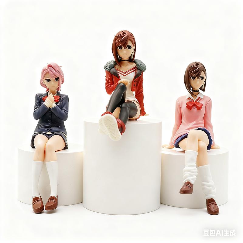 Anime Dandadan Ayase Momo Shiratori Aira Sitzende Haltung S.H.Figuarts Verwandelt Montage PVC Actionfiguren Modell Spielzeug Geschenk