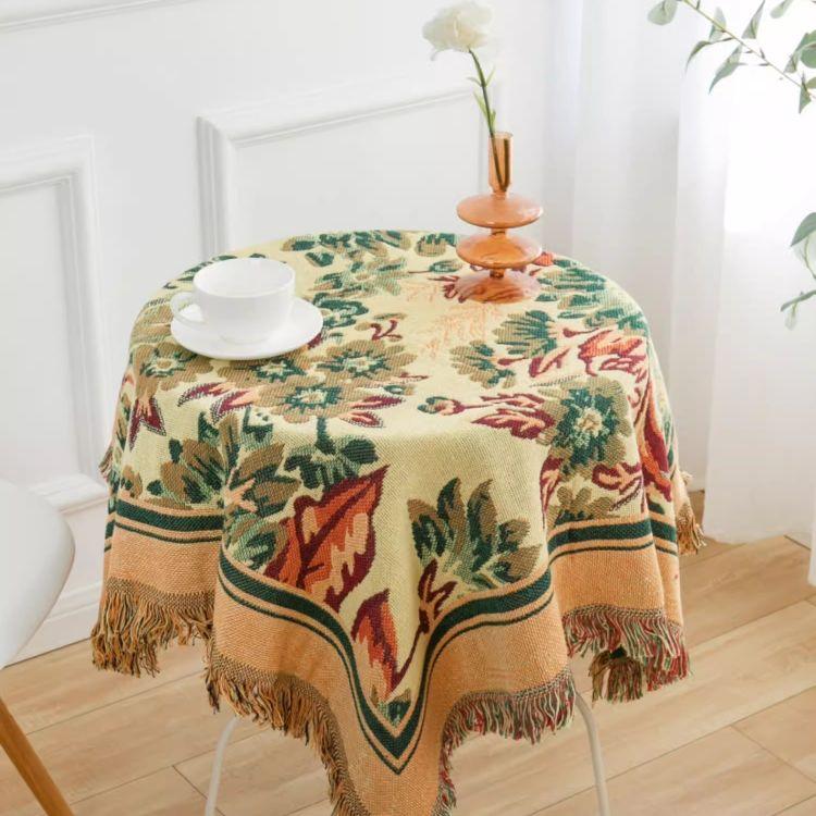Tablecloth, Square Table, Round Long Table, Tablecloth, Coffee Table, Bedside Table, Desk, Modern and Simple Pattern
