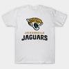 Herr Svart Tryckt T-shirt Jacksonville Jaguars No-Cut Transferpapper Tryckt Bomulls-T-shirt