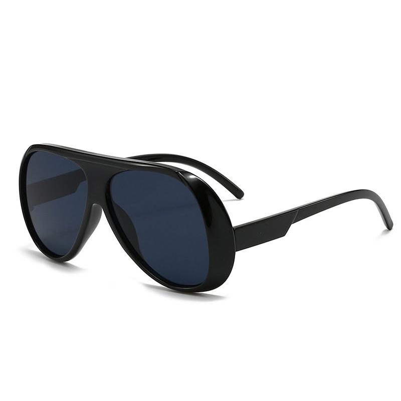SHAUNA Fashion Oversized Pilot Men Sunglasses Retro Gradient Mirror Shades UV400 Women Sun Glasses